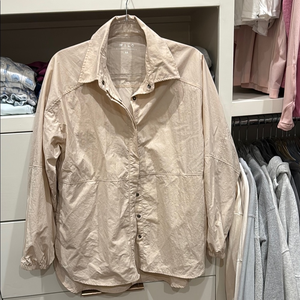 Wilco Beige Button-Up Jacket